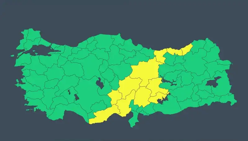 Meteorolojiden 11 İlin Dikkatini Çeken Sağanak ve Fırtına Uyarısı