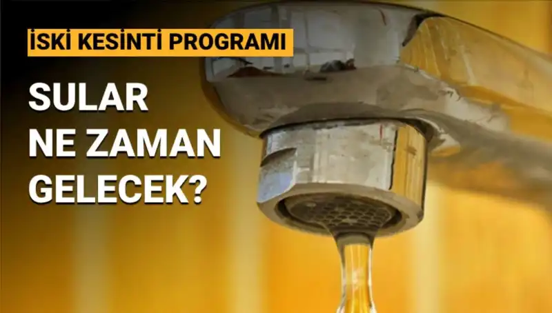 İSKİ Su Kesintisi: Üsküdar ve Ümraniye'de 14 Mayıs Programı