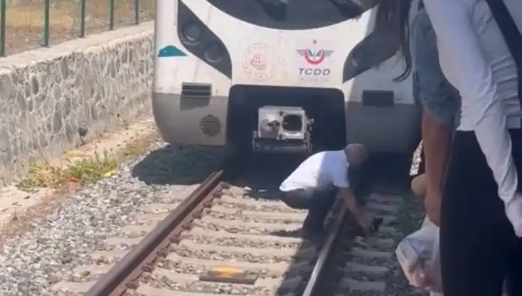 Marmaray Makinistinin Duyarlılığı: Raylardaki Kediyi Kurtardı